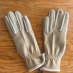 Source Unknown Beige and Cream Gloves